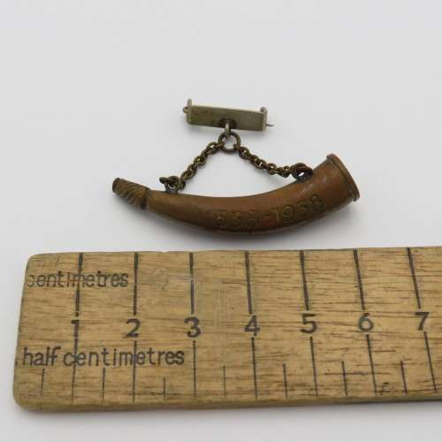 Vintage Voortrekker Eeufees (1838-1938) Kruithoring brooch