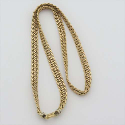 9kt gold necklace - Weighs 13,3 grams - Length 48 cm