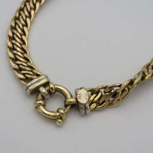 9kt gold necklace - Weighs 13,3 grams - Length 48 cm