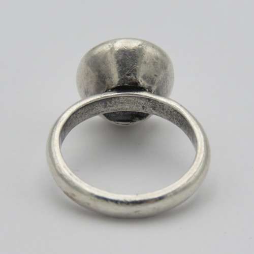 Miglio silverplated costume jewellery ring - Size P