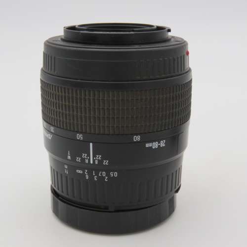 Minolta Maxxum 430 Si RZ 35mm film camera with lens and teleconverter and extras in suitcase