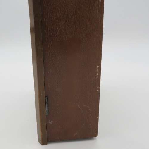 Vintage Rhythm 30 day wall clock - Working - Face 19,5 x 19,5 cm - 42 cm High - Base 11 x 23,5 cm