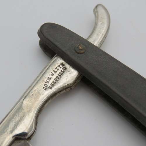 Vintage John Watts Straight razor with removable blade