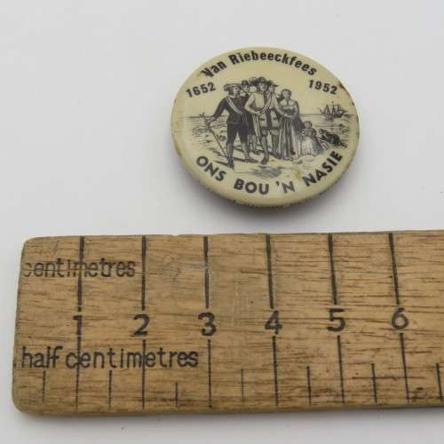 1652-1952 Van Riebeeck festival lapel badge
