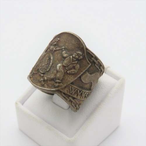 Vintage Junior Wyksbond volkspele ring - See photos for size