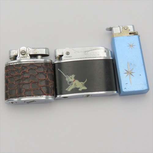 Lot of 3 vintage lighters for spares - Not working