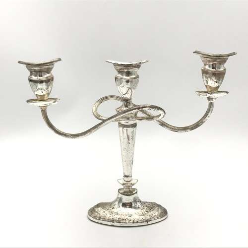 Vintage Silver Plated Candelabra in original box