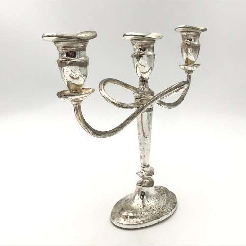 Vintage Silver Plated Candelabra in original box