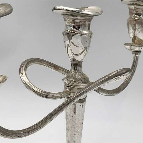 Vintage Silver Plated Candelabra in original box