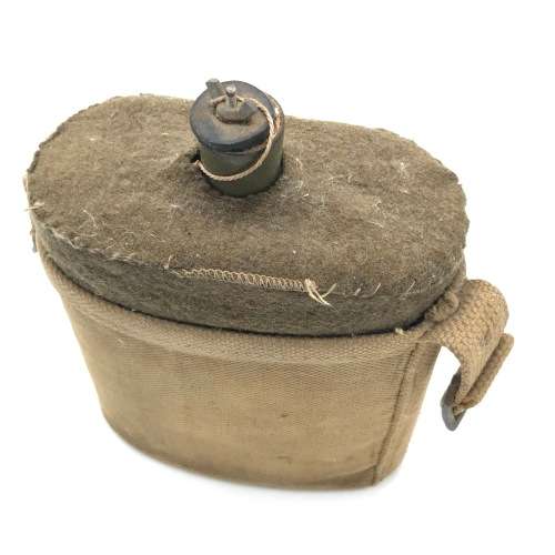 WW2 Union Defence Force water bottle in pouch