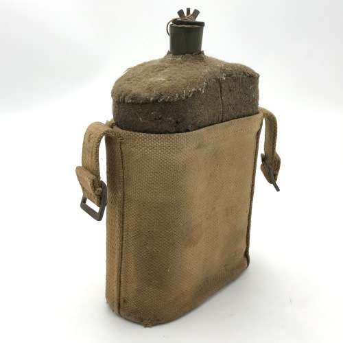 WW2 Union Defence Force water bottle in pouch