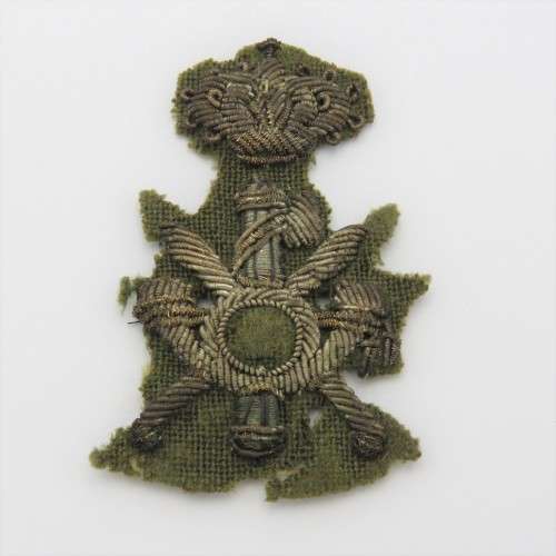 WW2 Italian black shirts bullion wire badge
