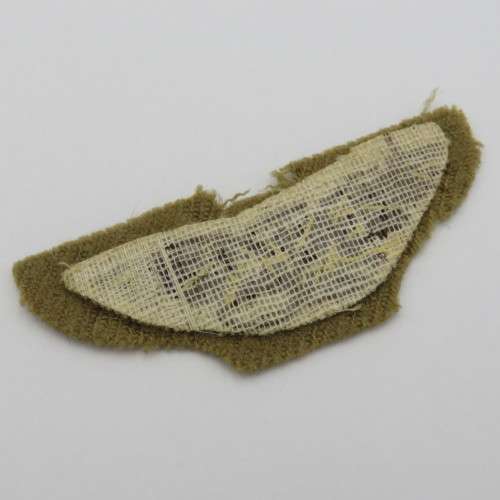 Royal Air Force brown cloth eagle badge