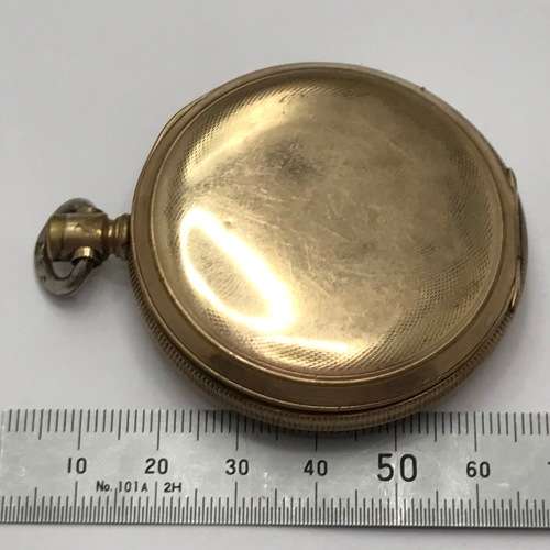 Antique Northern Goldsmiths Co. Newcastle full hunter pocket watch for spares - well used