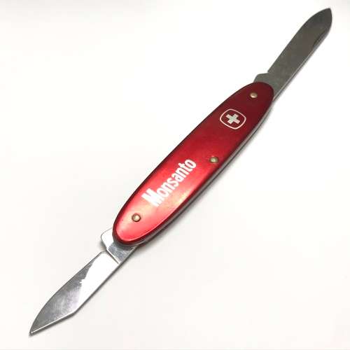 Vintage Wenger Delemont Monsanto advertising pocket knife