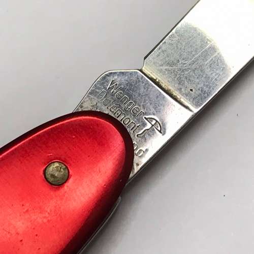 Vintage Wenger Delemont Monsanto advertising pocket knife