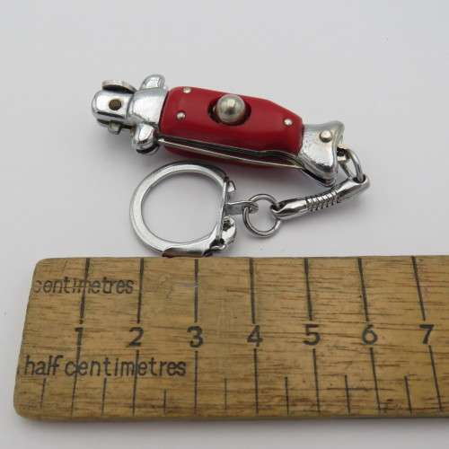 Vintage Magic Knife flick knife keyring holder