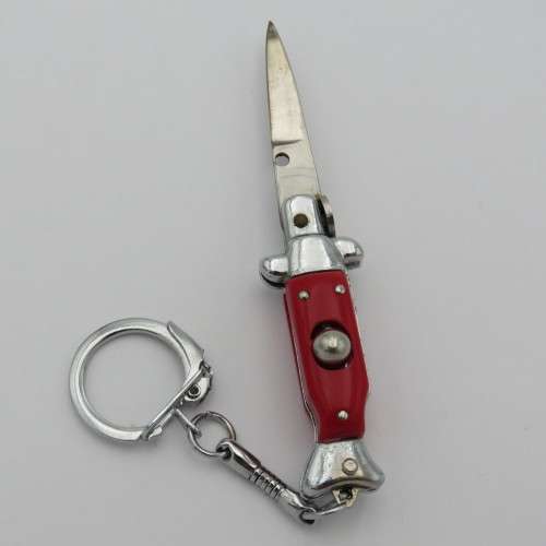 Vintage Magic Knife flick knife keyring holder