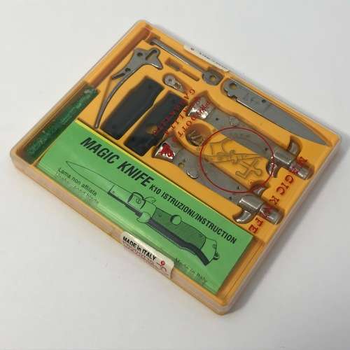 Vintage Magic Knife kit with instructions