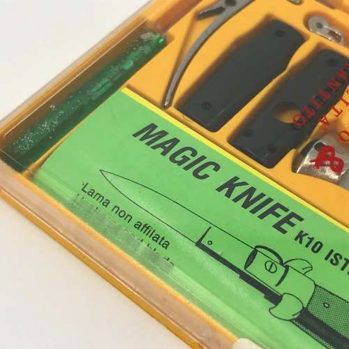 Vintage Magic Knife kit with instructions