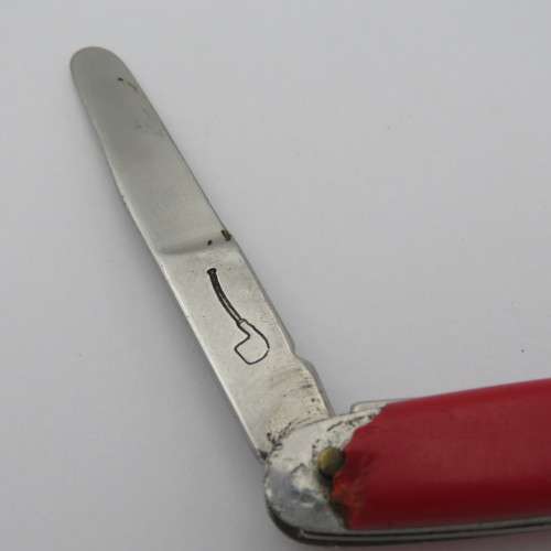 Joseph Rodgers pipe tool knife - Blade loose, handle damaged