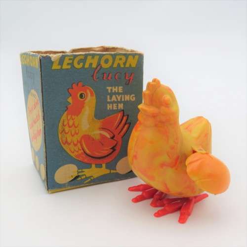Vintage Leghern Lucy The laying hen toy