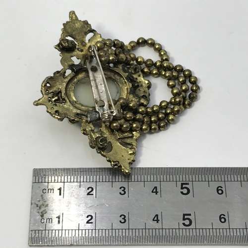 Pair of Costume jewellery brooch