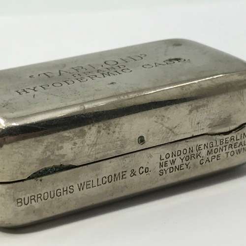 Vintage Medical Tabloid brand Hypodermic case