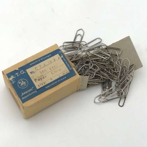 Vintage CPA/KPA paper clips