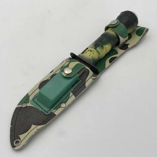 Vintage Rambo style survival compass knife