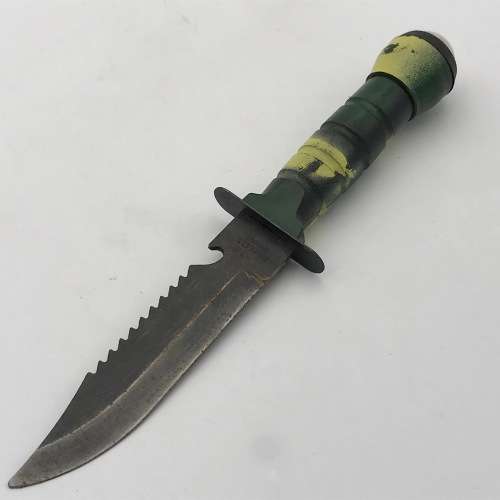 Vintage Rambo style survival compass knife