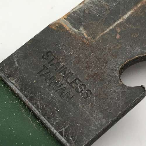 Vintage Rambo style survival compass knife