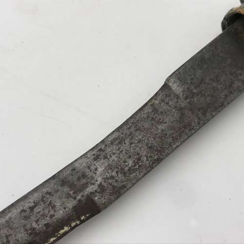 Antique Moroccan Jambya / Koummya dagger with brass sheath