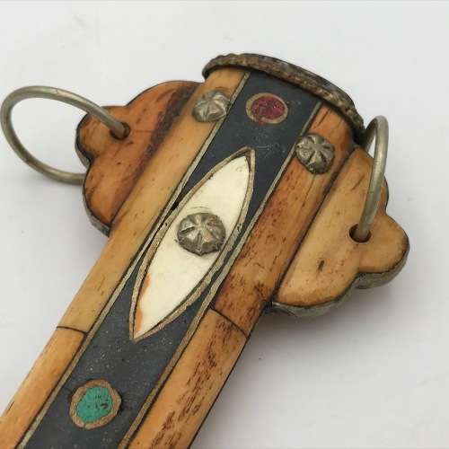 North African Bone and Brass dagger beautiful piece