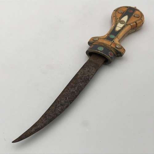 North African Bone and Brass dagger beautiful piece