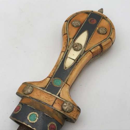 North African Bone and Brass dagger beautiful piece