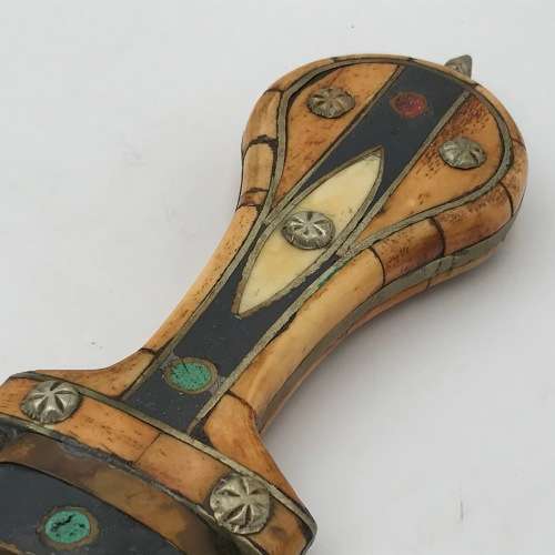 North African Bone and Brass dagger beautiful piece
