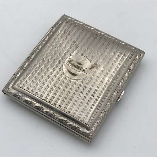 Vintage Cymot chrome plated cigarette case