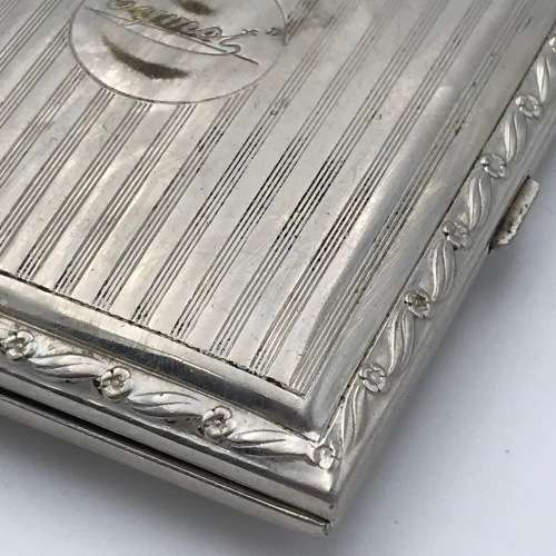 Vintage Cymot chrome plated cigarette case