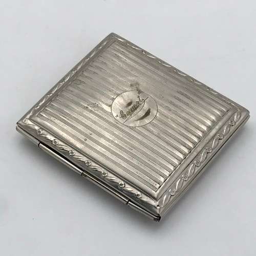 Vintage Cymot chrome plated cigarette case