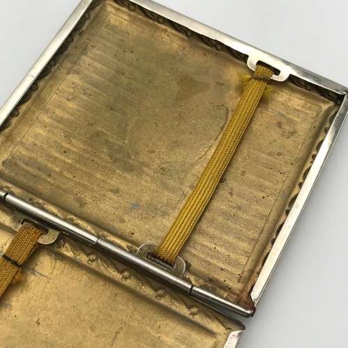 Vintage Cymot chrome plated cigarette case