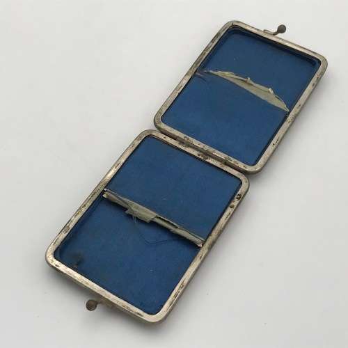 Vintage Souvenir de Crete wooden wallet