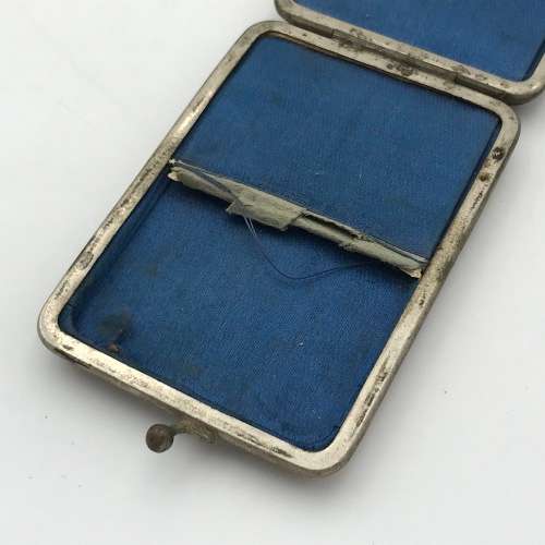 Vintage Souvenir de Crete wooden wallet