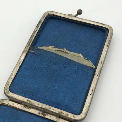 Vintage Souvenir de Crete wooden wallet