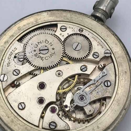 Vintage Union Special pocket watch for spears - not working