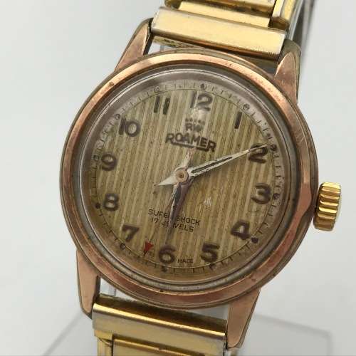 Vintage Roamer Super-Shock manual wind unisex watch - working