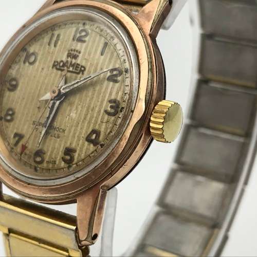 Vintage Roamer Super-Shock manual wind unisex watch - working
