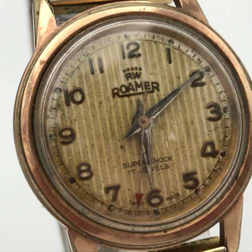 Vintage Roamer Super-Shock manual wind unisex watch - working