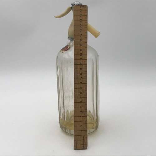 Vintage Schweppes Soda water glass bottle dispenser