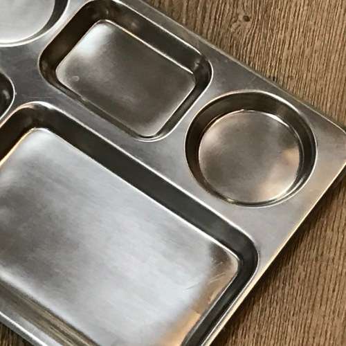 Vintage SADF stainless steel varkpan - 41,5 x 31cm